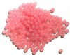 200 4mm Milky Pink Opal Round Glass Beads